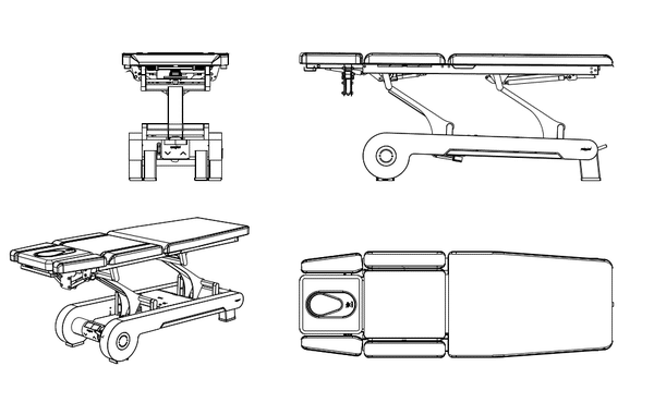 Therapieliege NRUN EVO 7 BLACK PACK – Bild 2