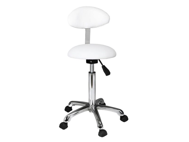 Rundsitz Hocker mit Rückenlehne PRACTIC+