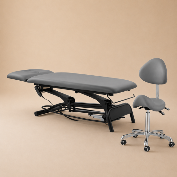 Balance Novus 2 Starter Behandlungsliege inklusive ergonomischem Sattelstuhl mit Rückenlehne